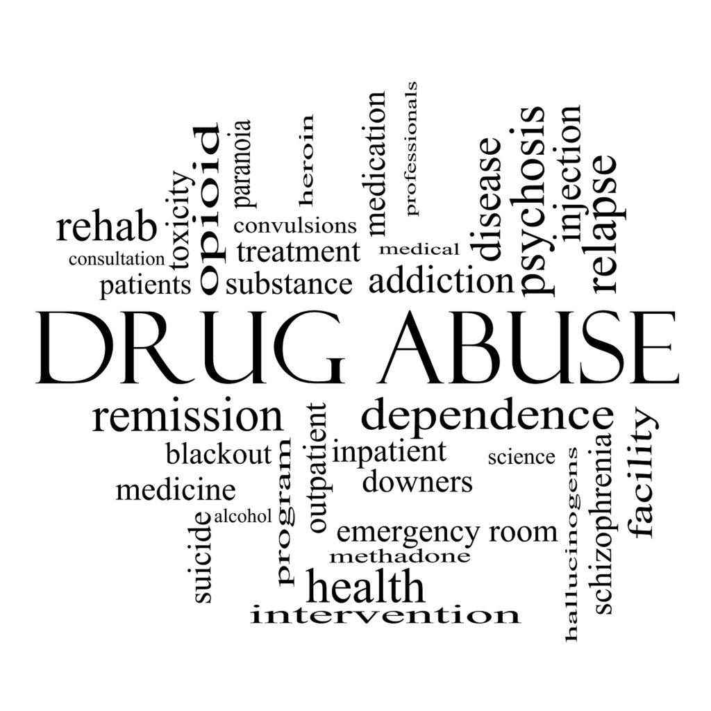 A graphic of words related to drug abuse including addiction, relapse, intervention, and treatment. Learn how addiction treatment in New York, NY can offer support by searching for an addiction specialist NYC. Contact an addiction psychiatrist in New york, NY to learn more. 
