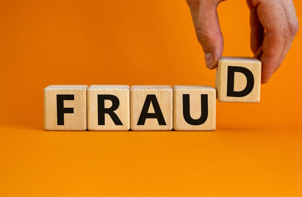A close up of a hand holding a block with a letter next to other blocks, spelling out "fraud." Learn more about online psychiatry in New York, NY and finding the right online psychiatrist in New York, NY. Search "telepsychiatry in New York, NY" to learn more about finding the right psychiatrist.